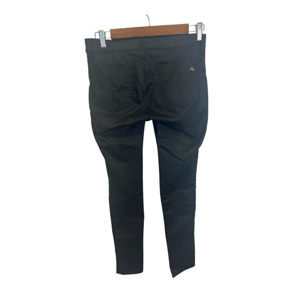 Rag & Bone The Trench Legging Jean Size 26 Shoreditch Black Minimalist Skinny - Picture 3 of 10